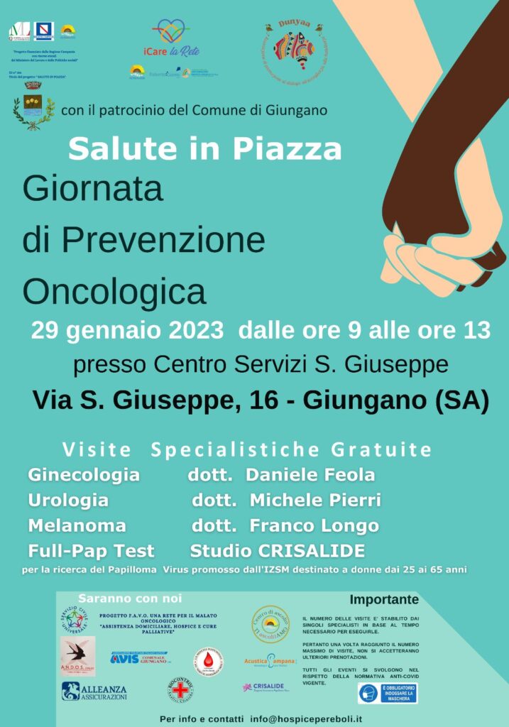 Giungano: giornata di prevenzione oncologica. Visite specialistiche gratuite